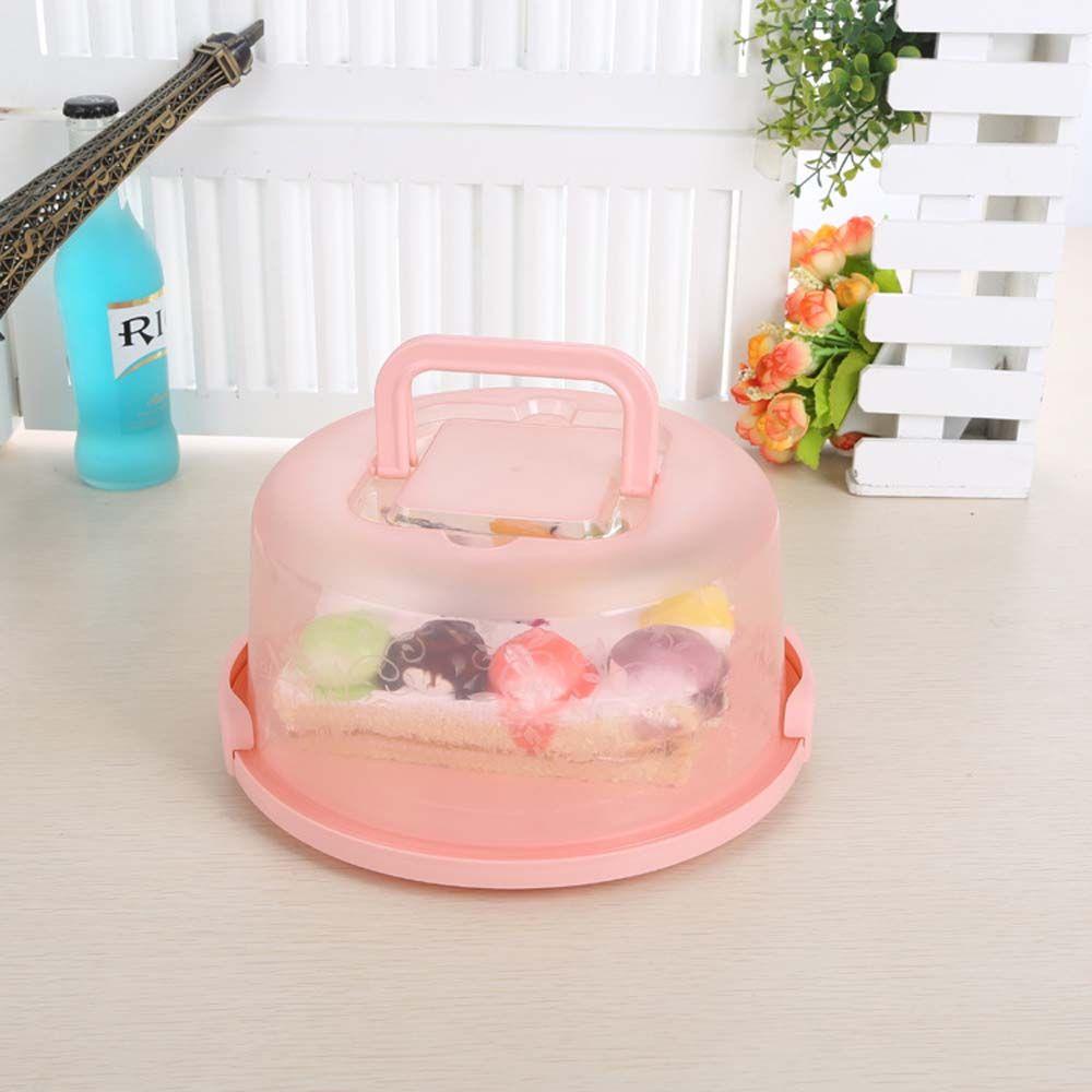 AUGUSTINA Giá Đỡ Kẹp Đồ Tráng Miệng Hình Tròn Bằng Nhựa
