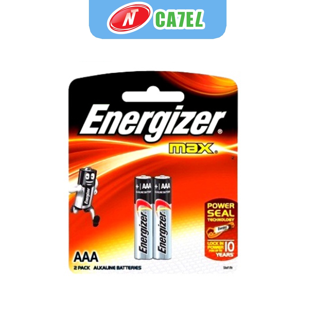 Pin AA/AAA Energizer Max E91 BP2 Thế Hệ 2X vỉ 2 viên hàng chính hãng NT CATEL