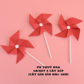 Set 3 Chong Chóng Xốp TRang Trí
