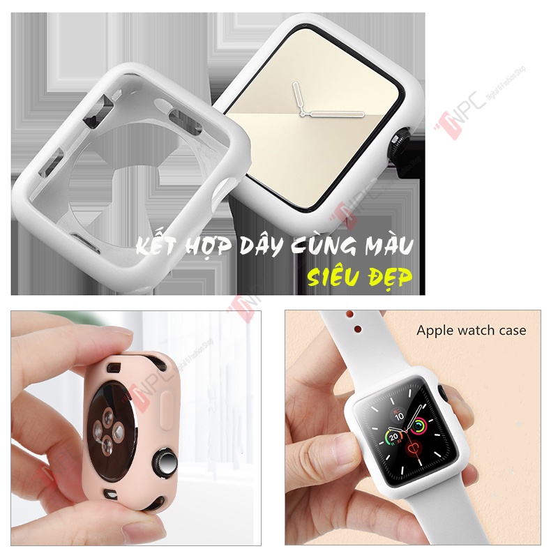 Ốp Bảo Vệ Apple Watch Color Candy Series 6/SE/5/4/3/2/1 38mm 42mm 40mm 44mm Chống Trầy Sước Va Đập