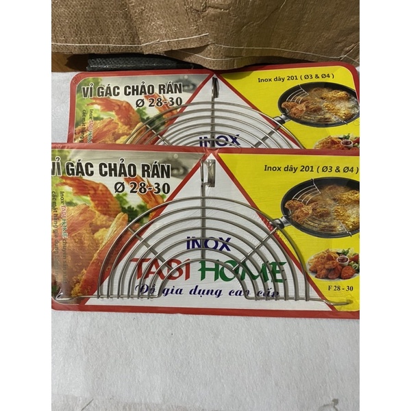 Vỉ gác chảo rán inox Tabi Home cao cấp