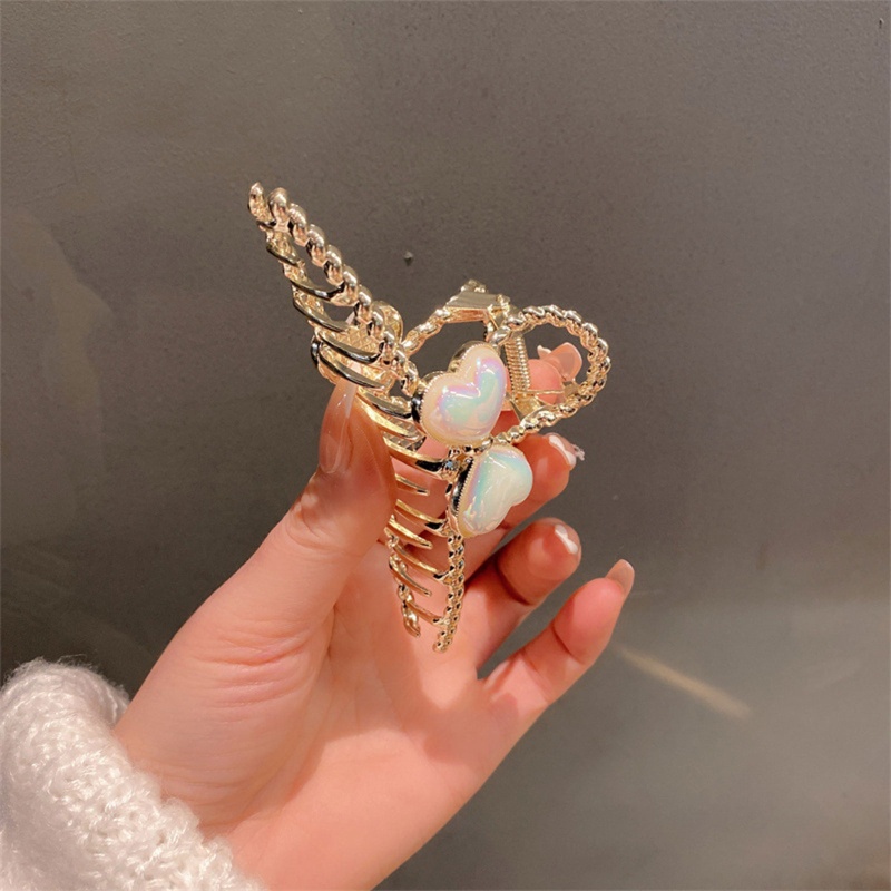 Kẹp Tóc Hình Trái Tim / Gấu / Ngôi Sao Bằng Hợp Kim Thời Trang Cho Nữ