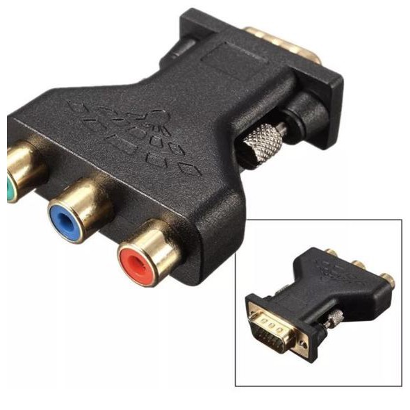 Bộ chuyển đổi từ cổng RCA sang VGA 3 RCA 15Pin ✶ | BigBuy360 - bigbuy360.vn