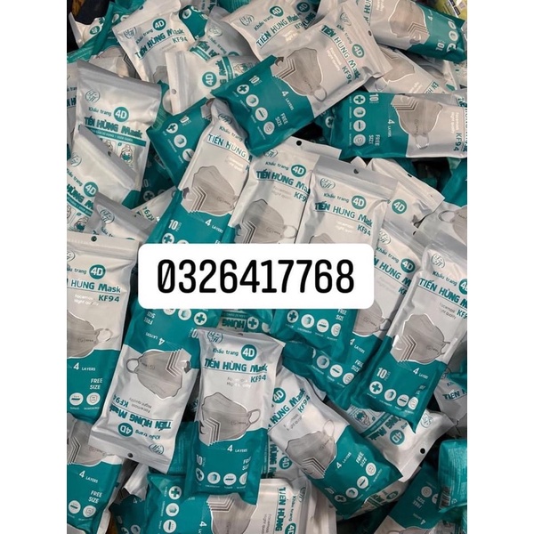 Thùng khẩu trang KF 94 Tiến Hùng 300c, trực tiếp sỉ lẻ sll ko qua trung gian. Xuất VAT theo yêu cầu.