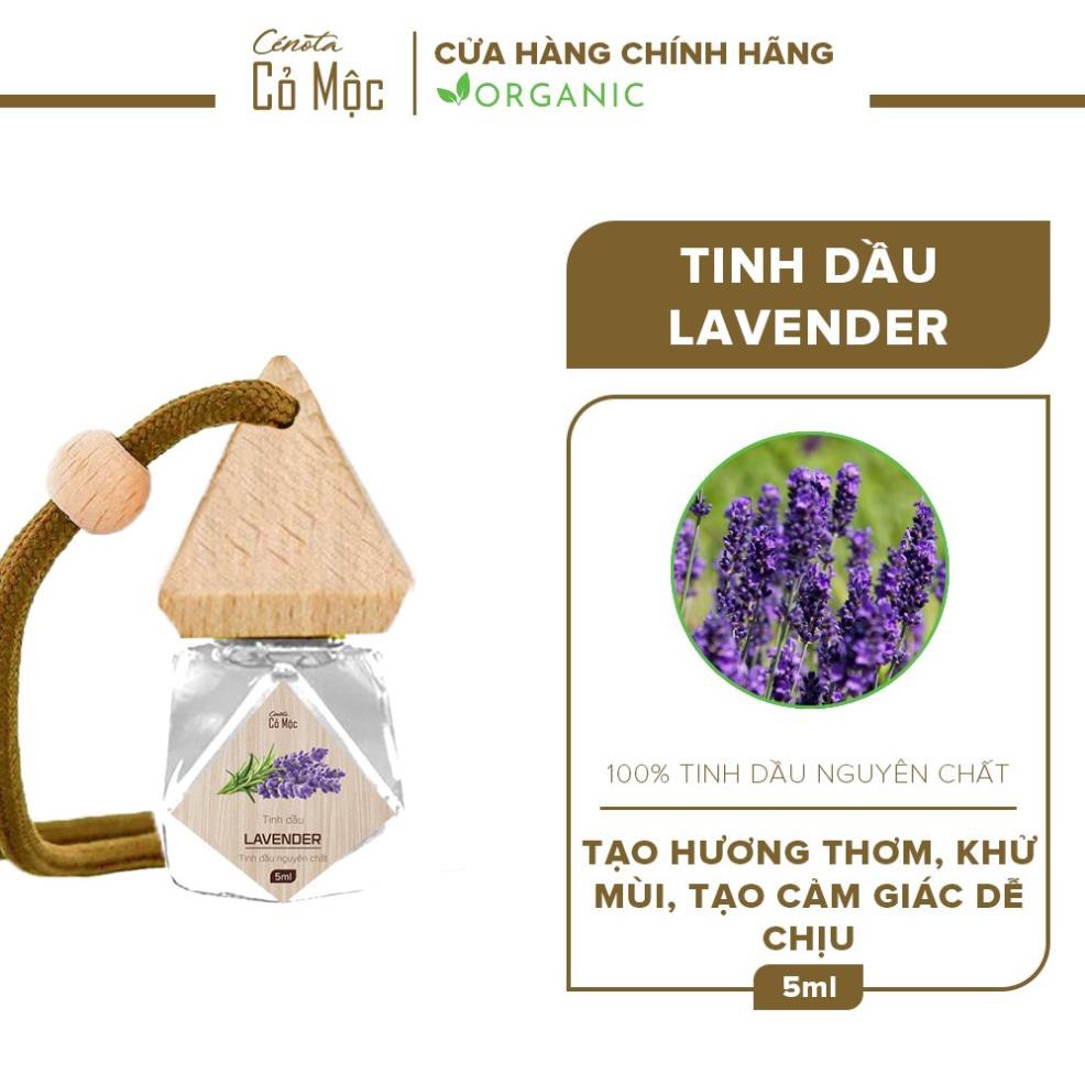 Tinh dầu Cenota cỏ mộc hương lavender 5ml treo xe, treo tủ đồ, treo phòng ngủ