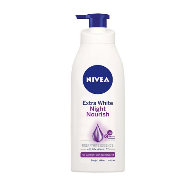 Sữa dưỡng thể Nivea Night White chai 400ml