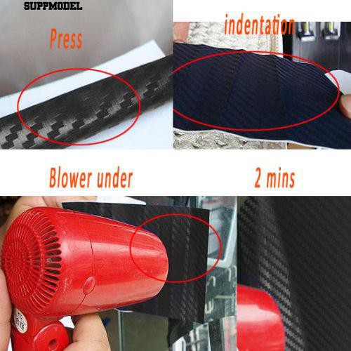 Cuộn giấy dán xe hơi 3D bằng sợi carbon vinyl