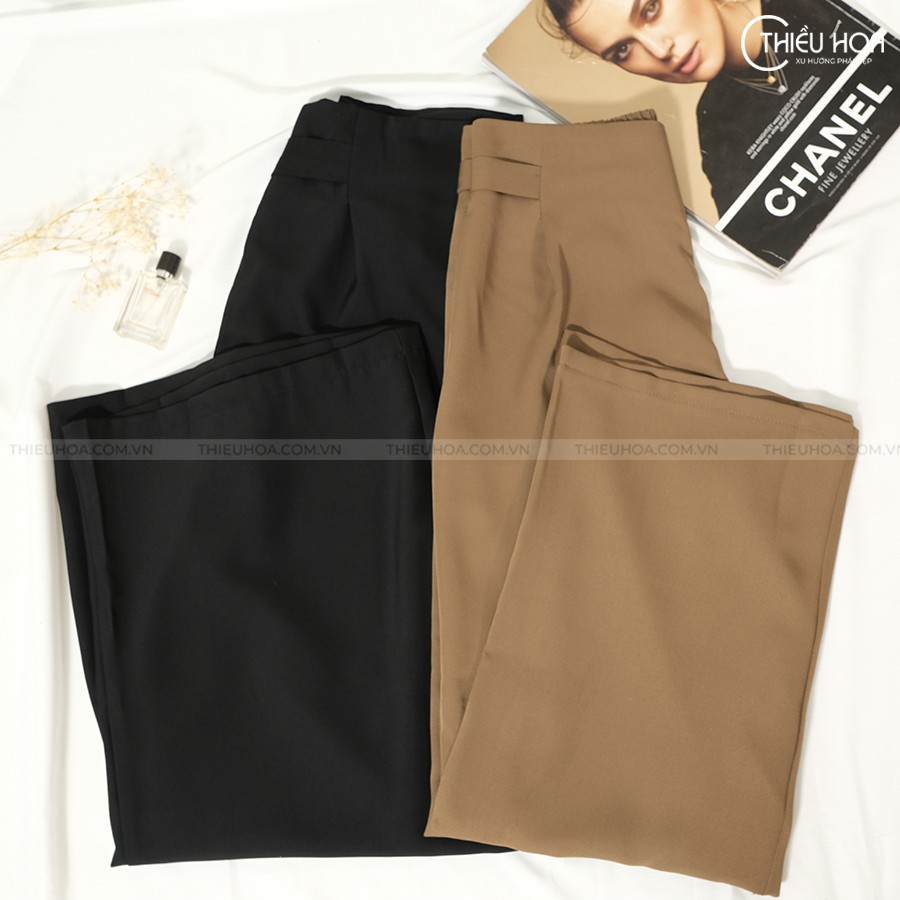 Quần Culottes Vải Chéo Ý Tôn Dáng Thiều Hoa P567