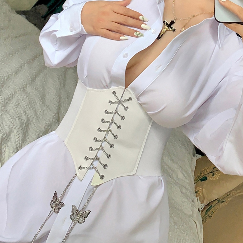 Đai Nịt Bụng Co Giãn Điều Chỉnh Được Thời Trang Hóa Trang Halloween Steampunk