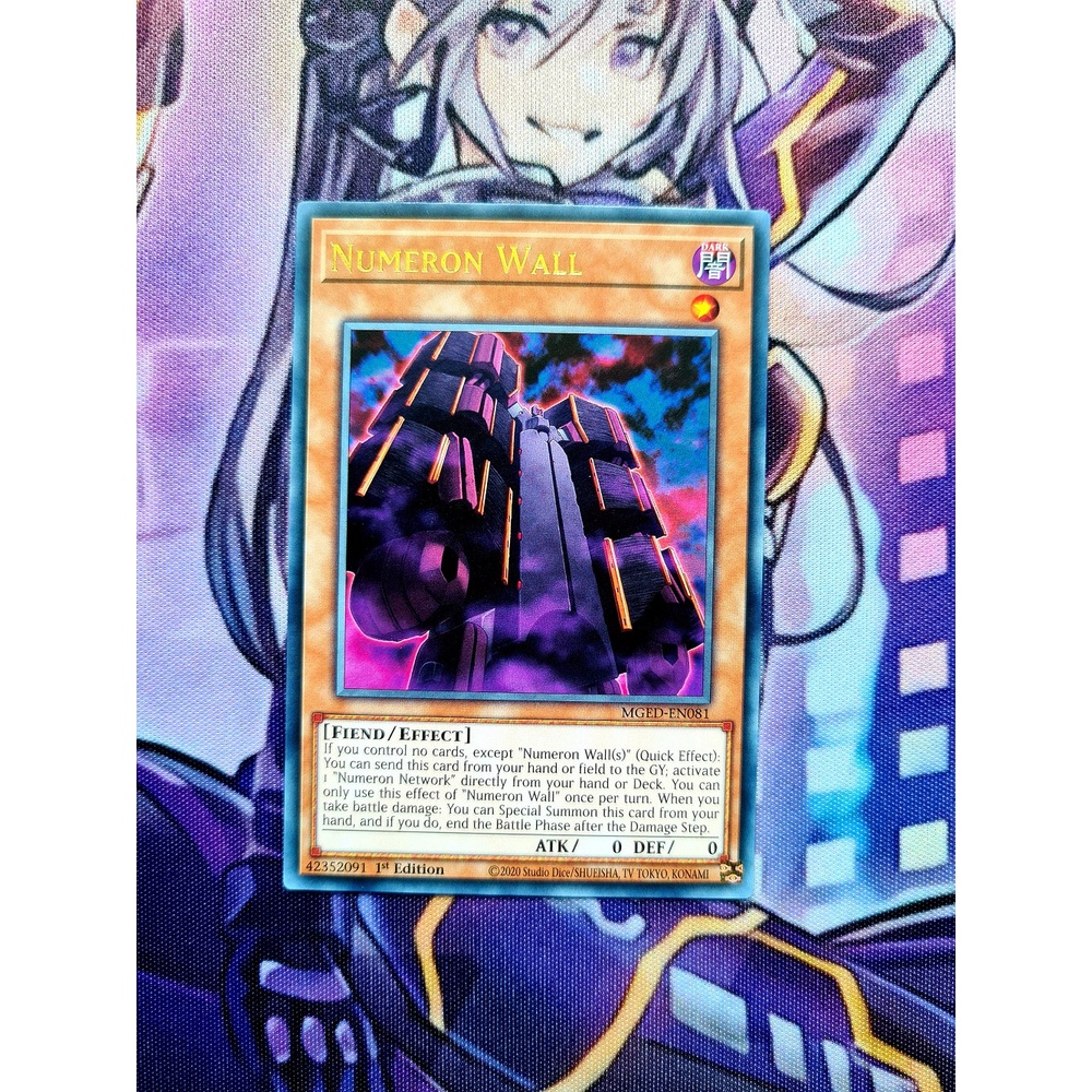 [ Đỗ Lạc Shop ]  Thẻ Bài Mint90 Yugioh Monster Numeron Wall - MGED-EN081 - Rare