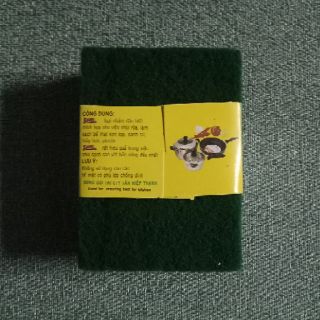 Compo 5 miếng cước nhám chà xoong, nồi