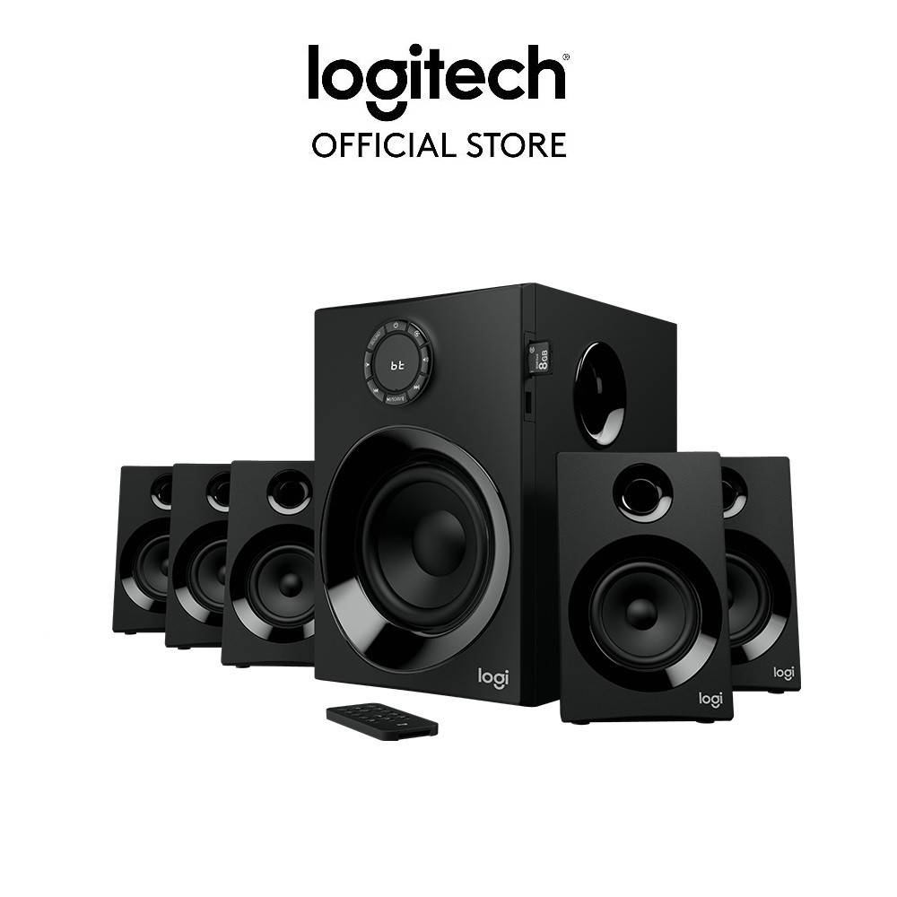[Mã ELLOGI GIẢM 5% ĐƠN BẤT KỲ]Loa vi tính cao cấp Logitech Z607 5.1 có kết nối Bluetooth