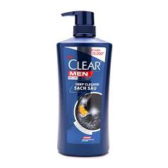 Dầu Gội Đầu Clear Men Sạch Sâu chai 650g