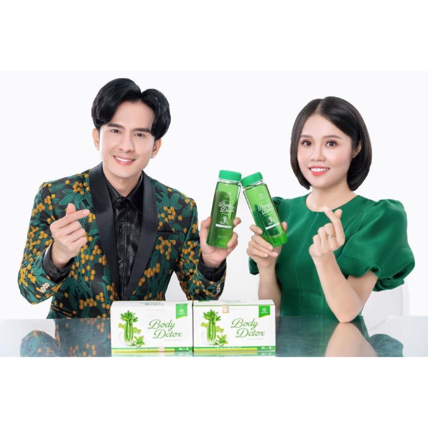 Body Detox Kohinoor, Cần tây, Lá sen, Trà xanh- Hỗ trợ giảm béo, thanh lọc cơ thể (Hộp 36 gói)