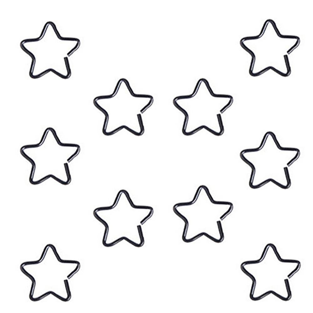 Bộ 10 đôi khuyên tai hình trái tim/ ngôi sao thiết kế xinh xắn cho nữ