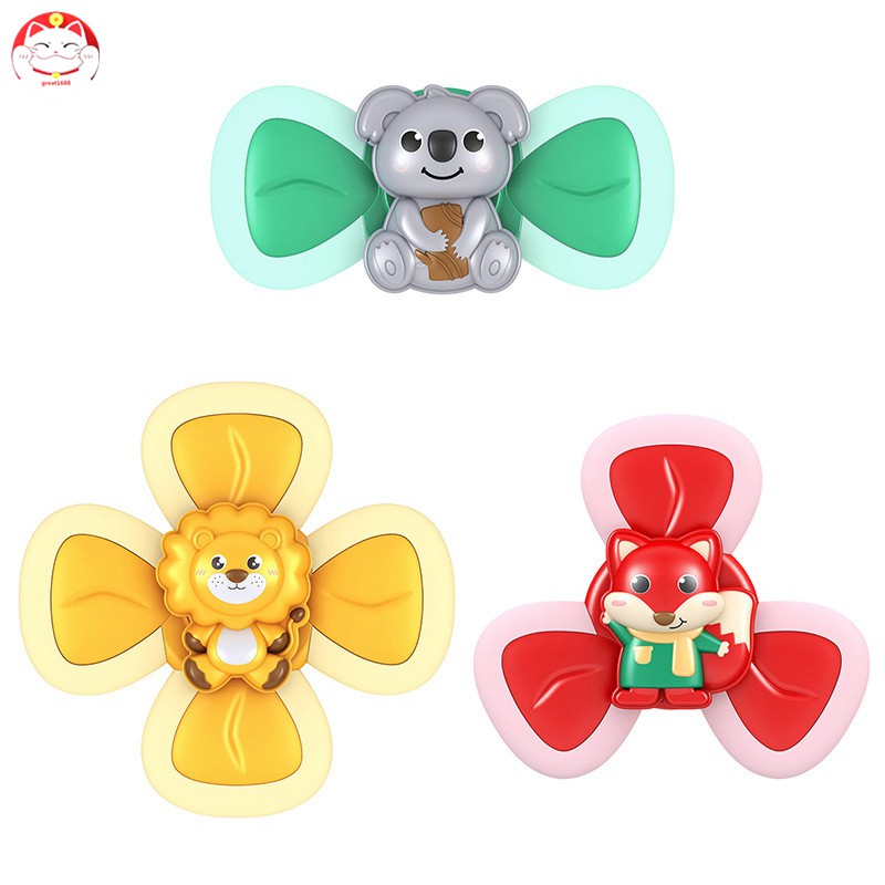 SPINNER Set 3 Đồ Chơi Phòng Tắm Cho Bé