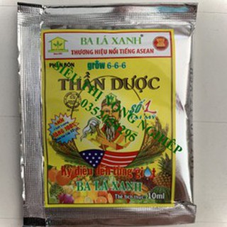 Bộ 5 gói Phân bón ba lá xanh - kích thích sinh trưởng siêu hạng cho cây trồng