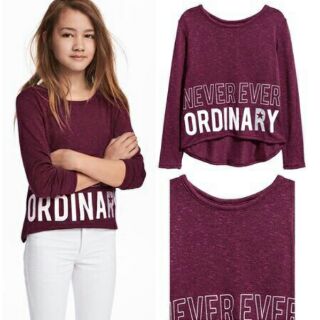 Áo len H&M bé gái size đại