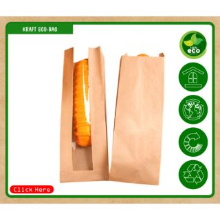 Combo 500 túi bánh mì có cửa sổ