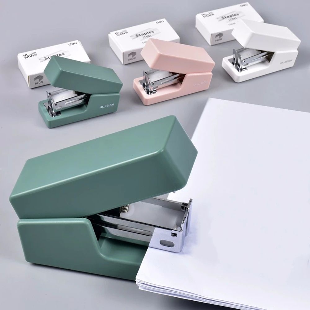 Kẹp bấm ghim mini cầm tay đa năng thời trang