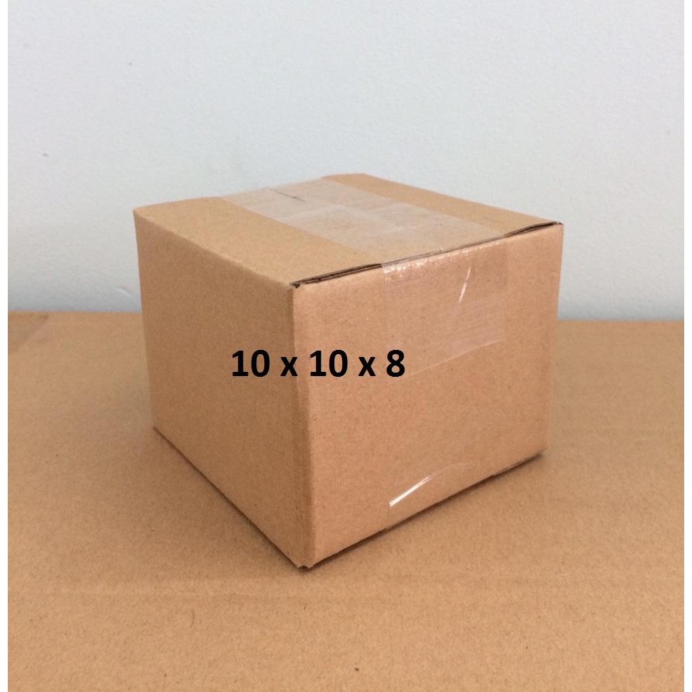 Combo 50 thùng carton 10x10x8 hộp nhỏ đóng hàng cứng cáp