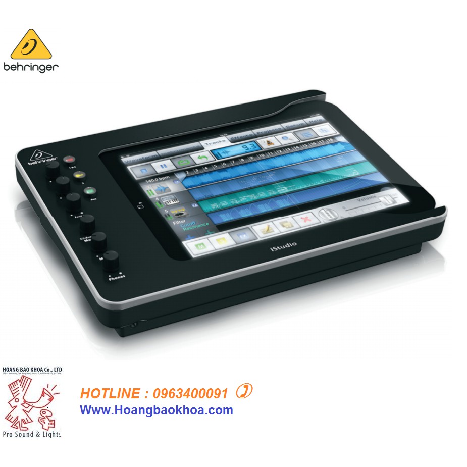 Soundcard Behringer iSTUDIO iS202 -Kết Nối iP.a.d bằng MIDI - Sản phẩm không bao gồm i.pad