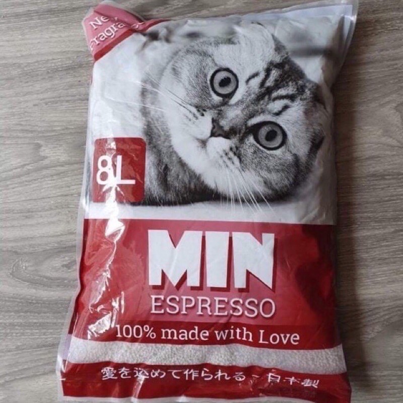 Cát vệ sinh mèo MIN Cafe bao 8L