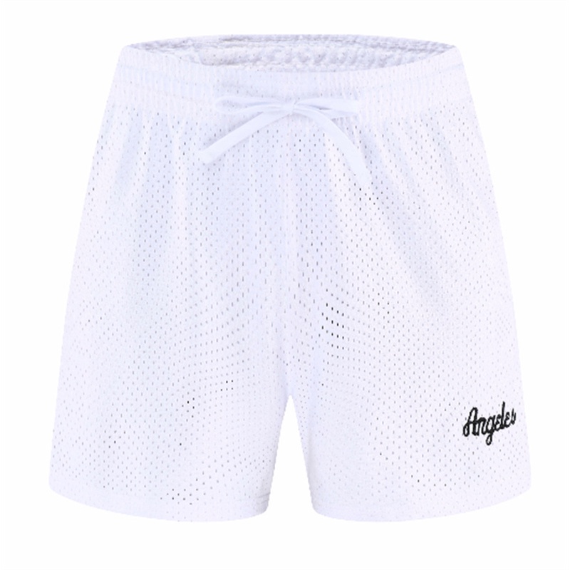 Hàng Bán Chạy Quần Short Thể Thao Đi Biển Lưng Thun Phối Lưới Hai Lớp Phong Cách Los Angeles Thời Trang Unisex Dễ Phối Đồ