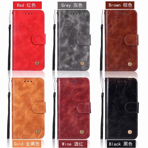 VIVO Y53 Y53c Y67 V5 Y66I Y66 Lite X20 Plus X Play 6 Retro Leather Flip Cover Phone Cases Ready stock