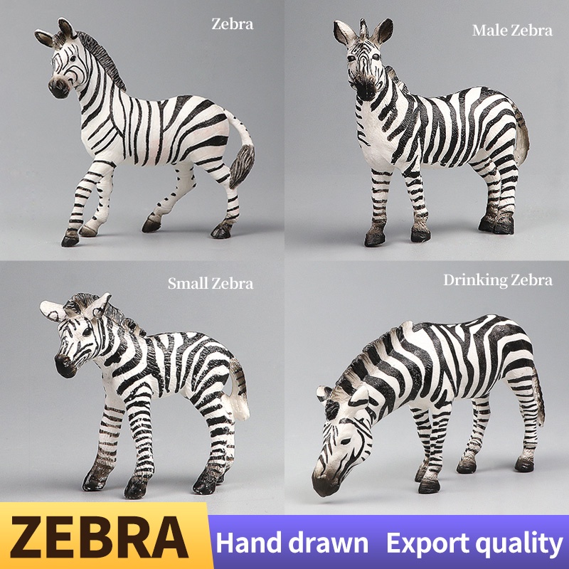 Mô Hình Ngựa Vằn Hoang Dã Đồ Chơi Cho Trẻ