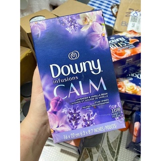 Giấy thơm quần áo Downy Mỹ nguyên hộp 160 tờ hương lavender và amber