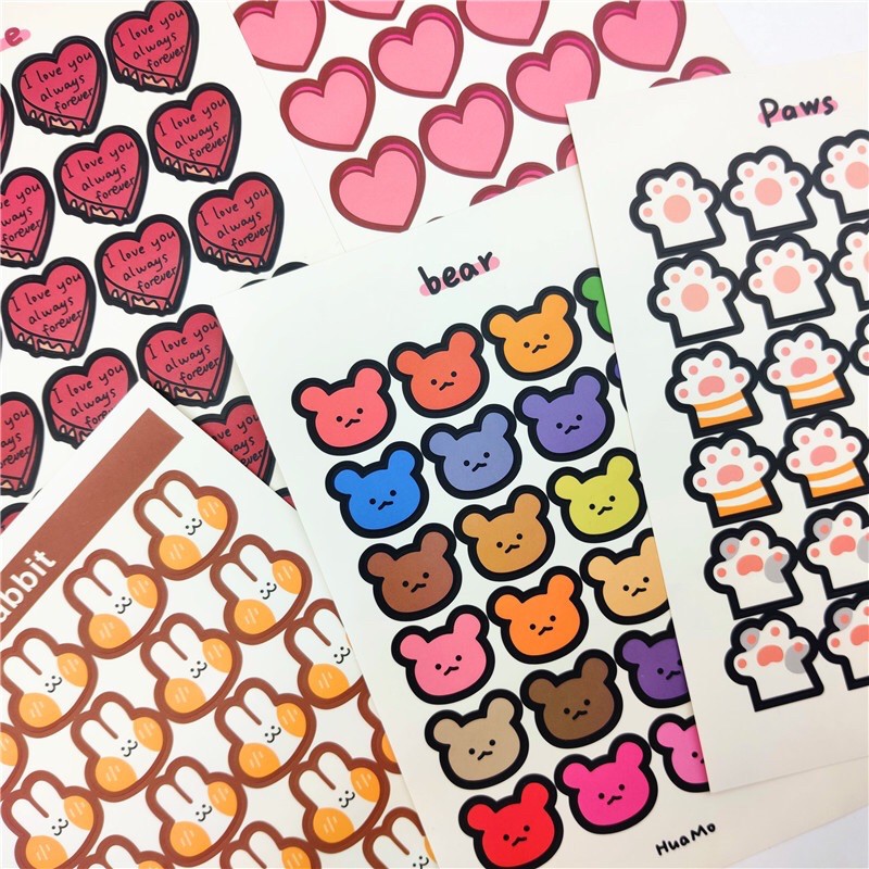 Sticker giấy huamo loại 1 tấm mã HM0