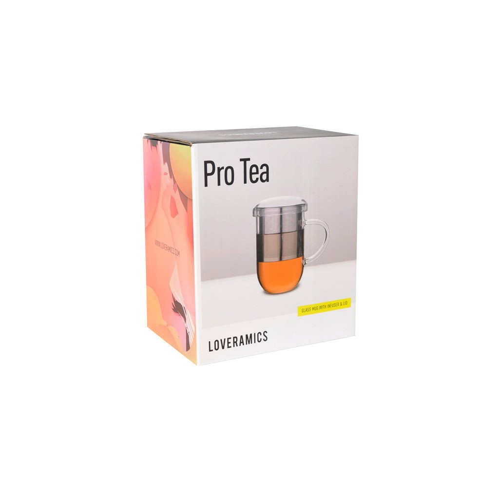 Ly Trà Thủy Tinh 450ml Pro Tea Kèm Lõi Lọc - Loveramics