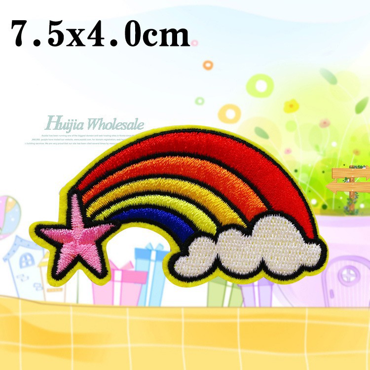 Bộ 4 sticker ủi thêu hoạt hình dễ thương