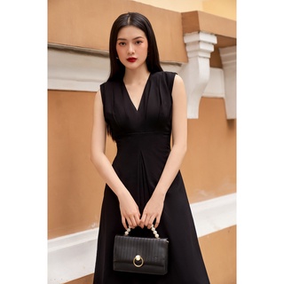 OLV - Đầm Midnight V Neck Dress