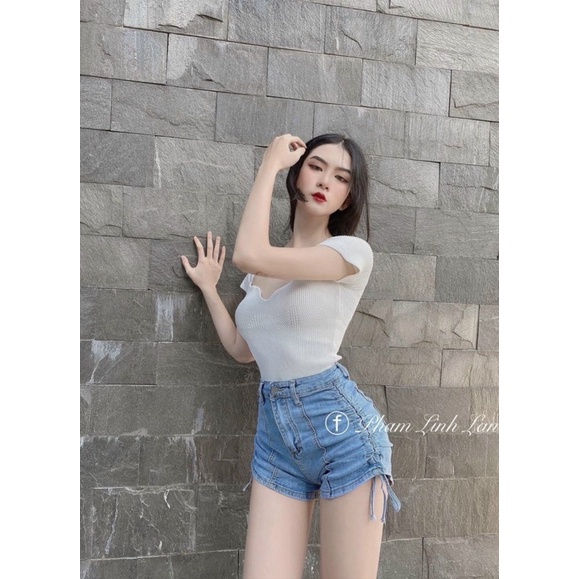 BODY SUIT LEN TĂM CỔ LƯỢN CHẤT ĐẸP MS14222 | BigBuy360 - bigbuy360.vn