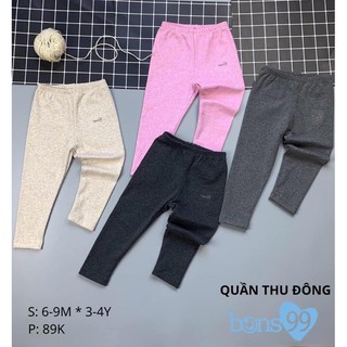 quần len legging bé gái