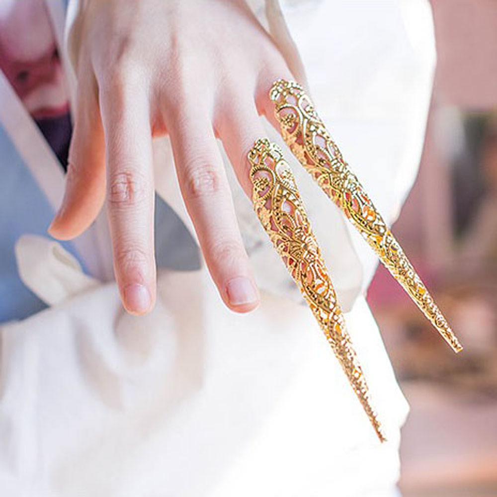 Bộ 5 nhẫn móng tay phong cách cổ điển thời trang