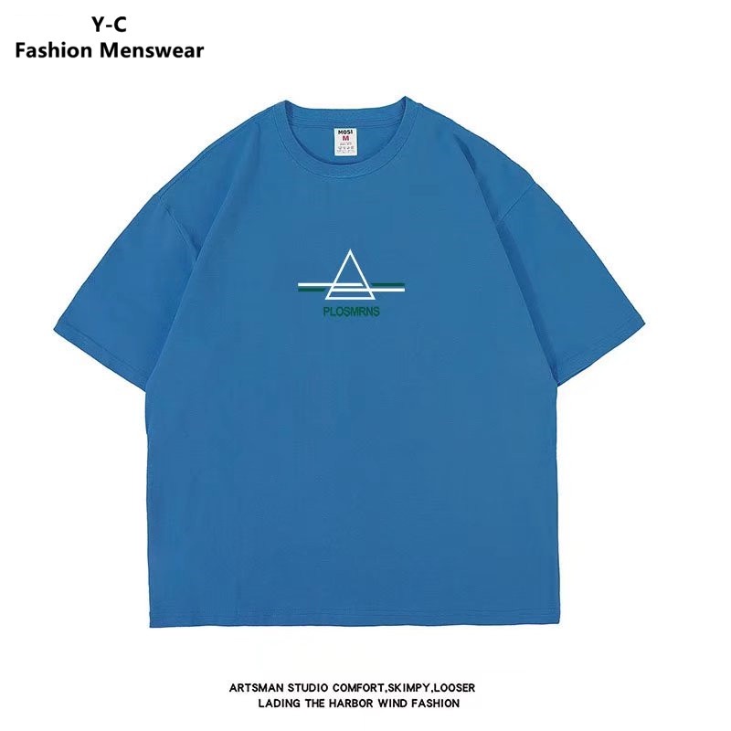 Áo Thun Nam Tay Ngắn Dáng Rộng In Chữ M-8XL Thời Trang