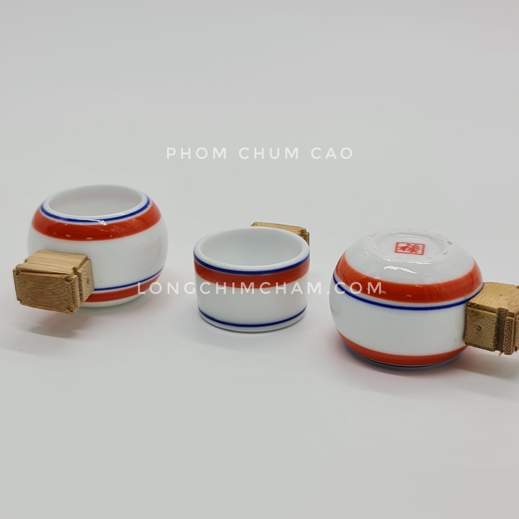 Cóng chào mào - Trắng viền Xanh, Đỏ