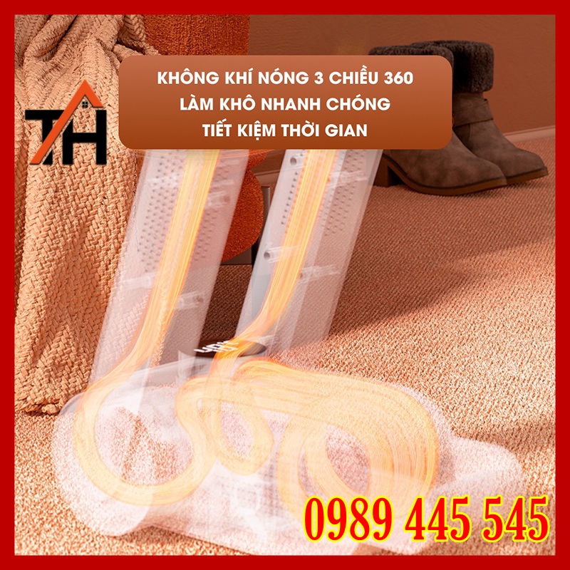 Máy Sấy Giày, Làm Khô, Khử Mùi Thông Minh - Diệt 99% Vi Khuẩn Bằng Tia Cực Tím Cao Cấp T7072