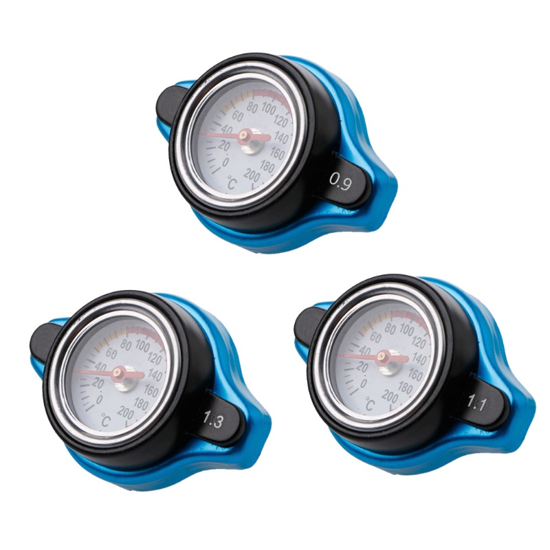 Nắp Đậy Bộ Điều Nhiệt Xe Hơi Kèm Đồng Hồ Đo Nhiệt Độ 0.9