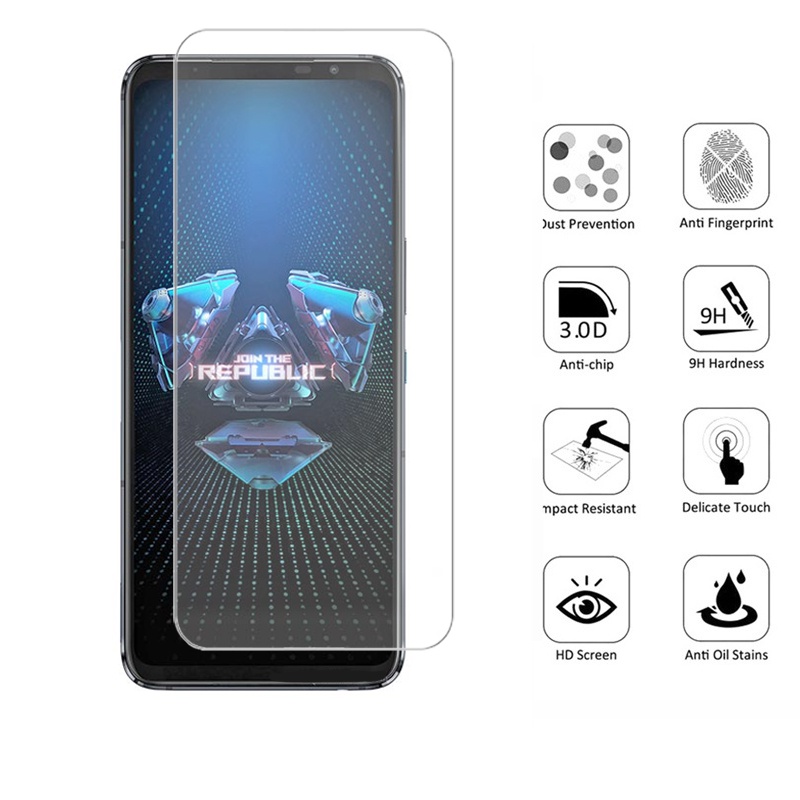 Kính cường lực Rog Phone 5 5S bảo vệ camera 3 trong 1 cho Rog Phone 5 Ultimate 5s Pro 5s 5 3 2 ROG Phone 3 Strix