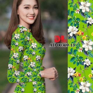Áo dài hoa nhí