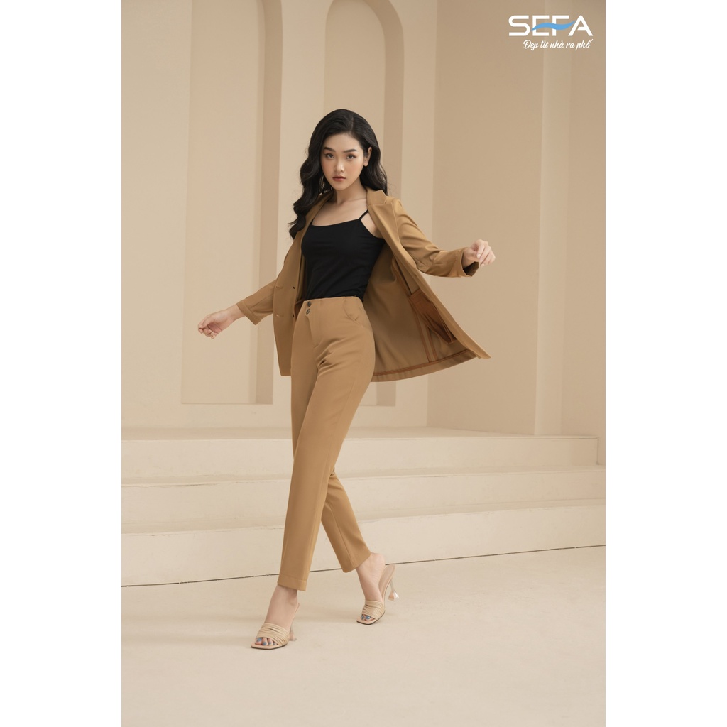 Quần tây công sở nữ SEFA cạp cao siêu hack dáng