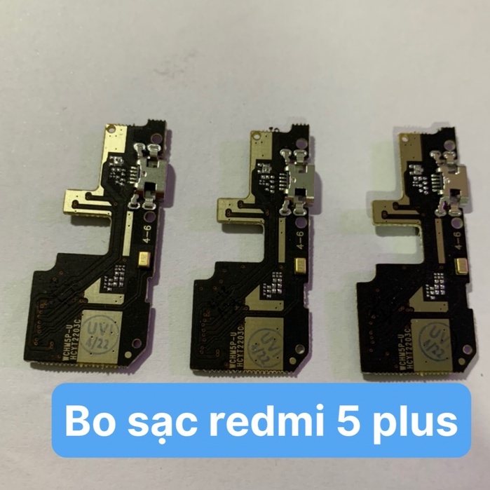 Cụm đuôi sạc, bo sạc, chân sạc, micro Xiaomi Redmi 5 Plus zin hãng