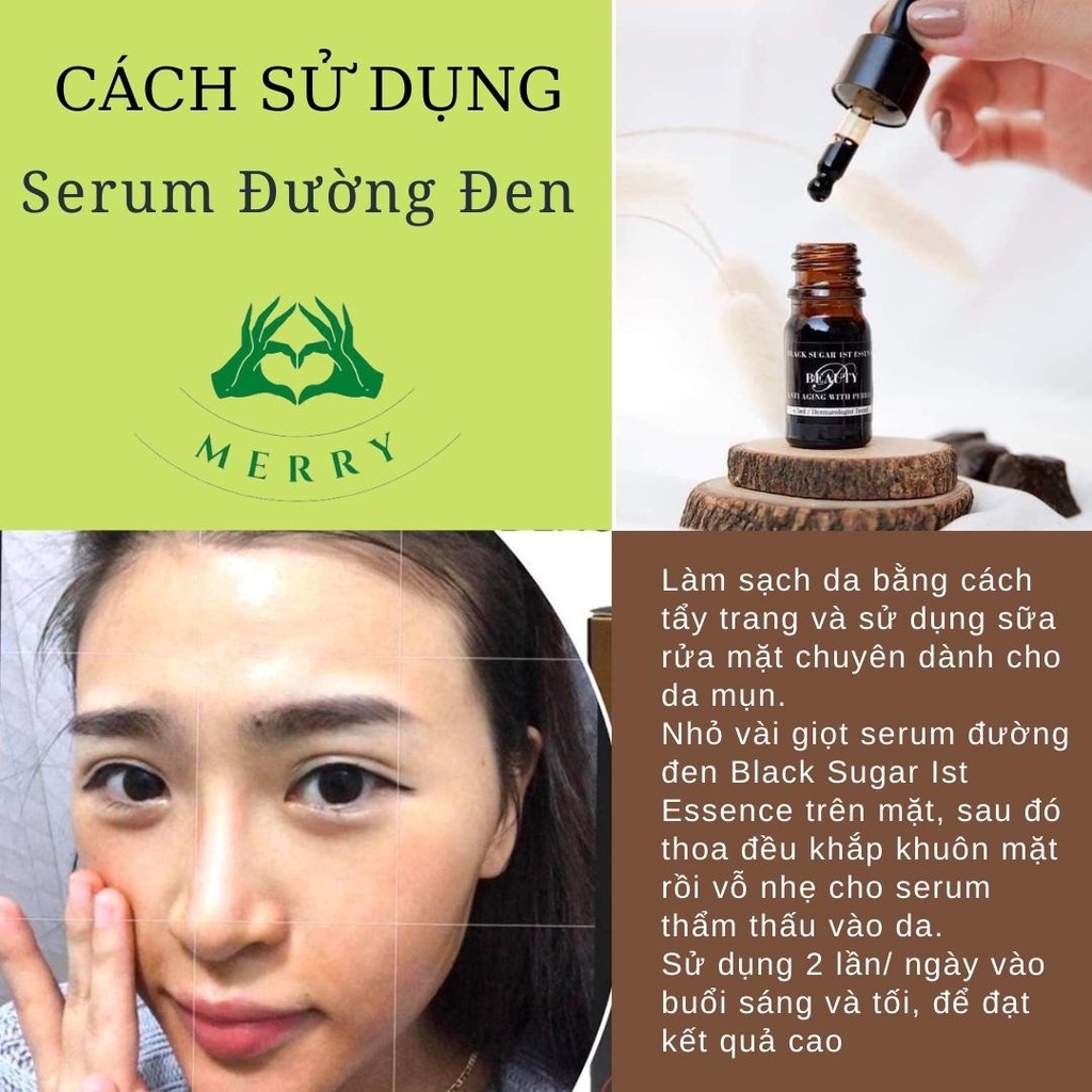 Serum Đường Đen Nhật Bản Black Sugar Ist Essence Nhật Bản 5ml