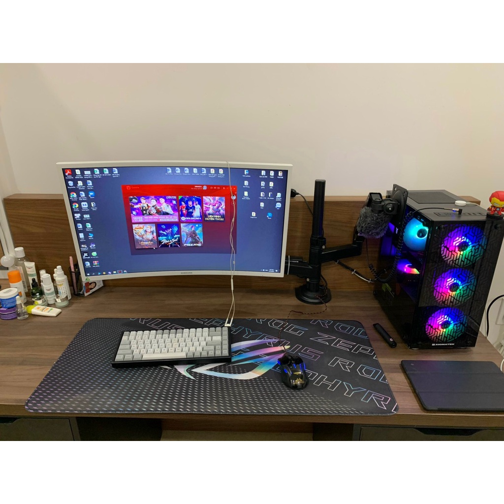 VESA ADAPTER màn hình SAMSUNG LC24, LC27, Odyssey crg5,C24RG5,LC24RG50,24CRG50