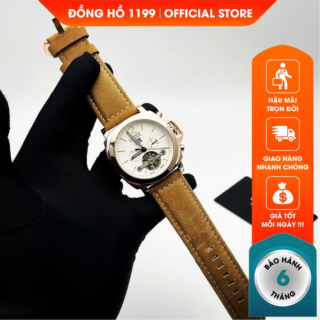 [QUÀ TẶNG] Đồng hồ nam - Đồng Hồ Cơ Fom Chuẩn Sang Trọng 2021 Bảo Hành 6 Tháng Hàng Độc Quyền 37.27.11 - 1199 Watches