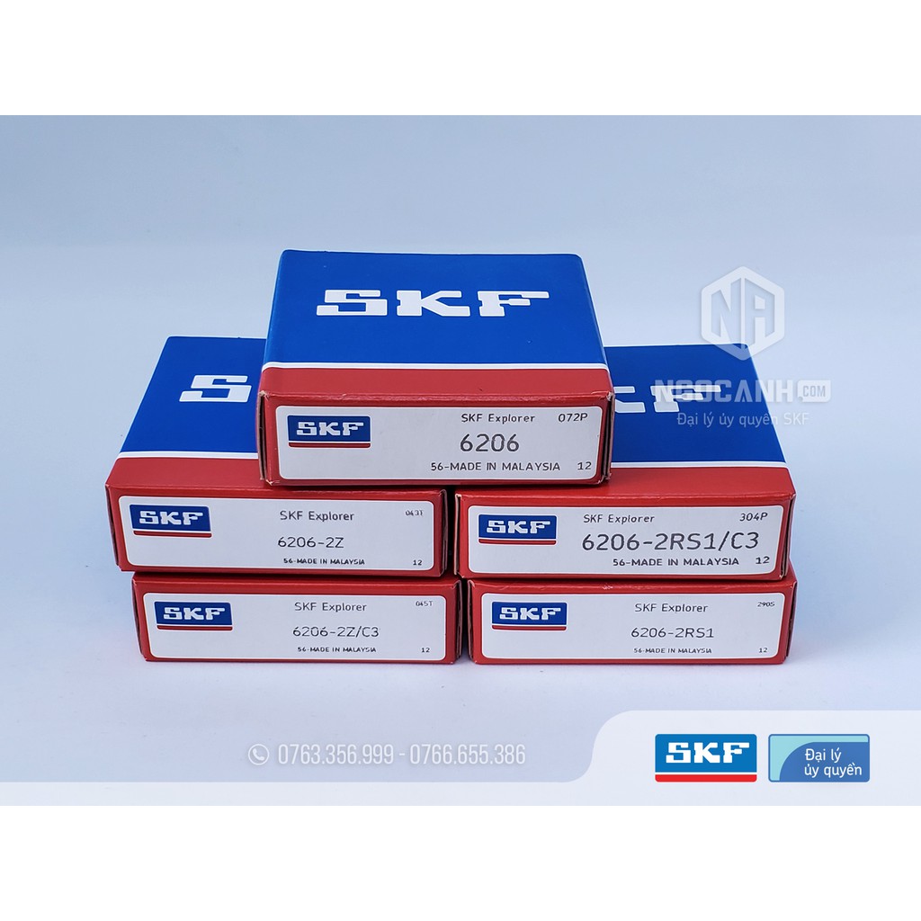 Vòng bi bạc đạn 6206 SKF chính hãng